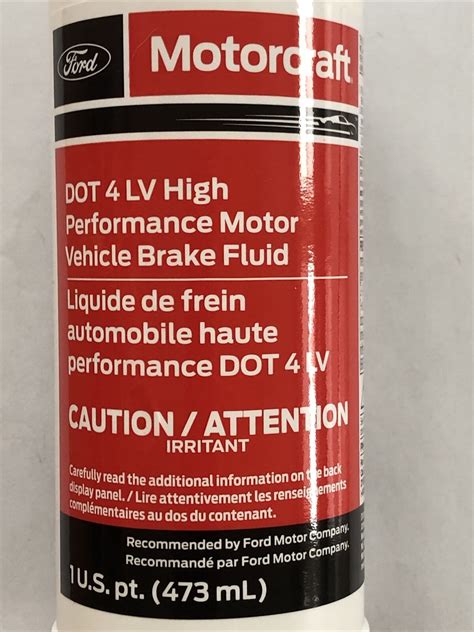 motorcraft dot 4 lv|ford escape dot 4 alternatives.